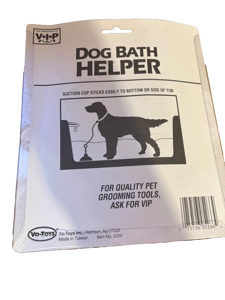 Vo-Toys Ayudante de Baño para Perros Ventosa Resistente a Masticar Profesional Acicalamiento Cable Correa Foto 3 de 3