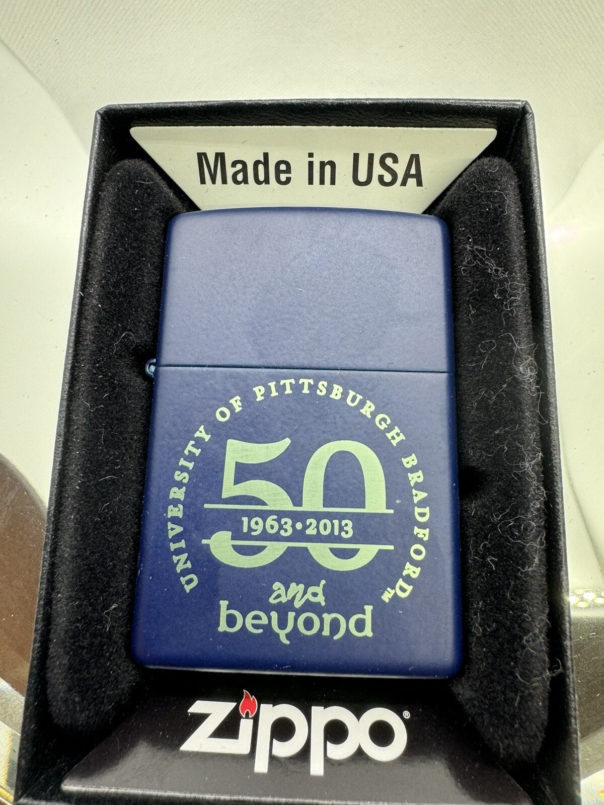2013/50th anniversary of the university of Pittsburgh at Bradford zippo lighter eBay