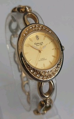 Schöne Qmax Damen Quarzuhr 