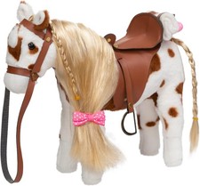 11 inches Horse Stuffed Animal Appaloosa Horse Plush for Imaginative Pretend Pla