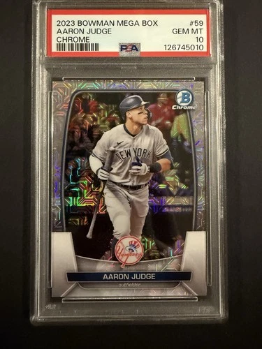 2023 Bowman Chrome Aaron Judge #59 Mega Box Mojo PSA 10
