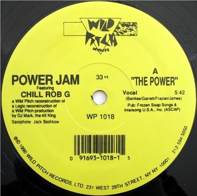 Power Jam Featuring Chill Rob G The Power 12 INCH LP NEW
