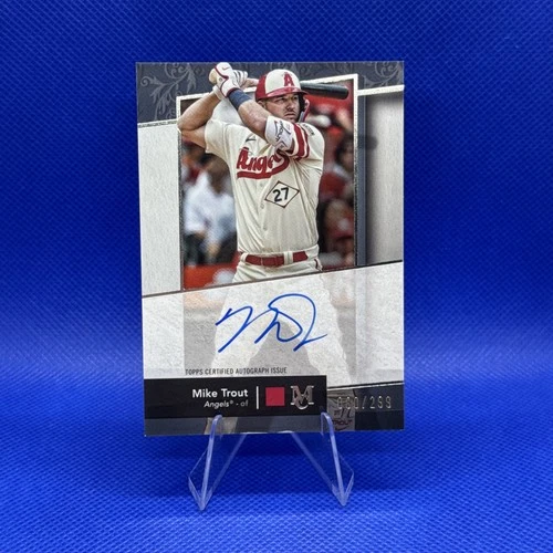 2024 Topps Museum Collection Mike Trout On Card Auto Autograph /299 Angels
