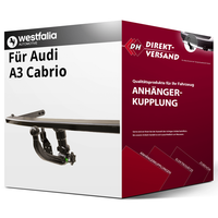 für Audi A3 Cabrio Typ 8P (Westfalia) AnhäNgerkupplung Vertikal Abnehmbar Neu