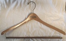 Lands  End Direct Merchant Wood Wooden Hanger Vintage 17.5 In