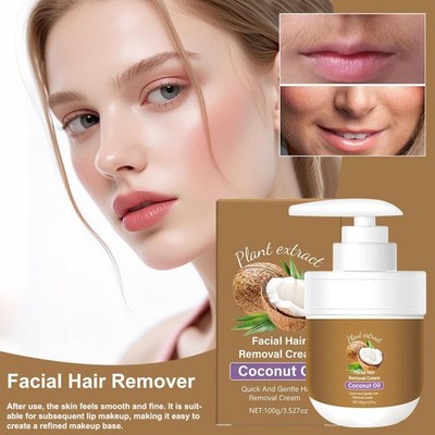 Coconut Oil Facial Hair Removal Cream, Facial Hair Removal Cream For Women AU