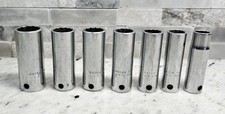 7 Proto Professional 38 Drive Metric Deep Socket Set 12 Point 10mm To 17mm Usa