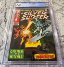 Silver Surfer # 12 CGC Graded 7.5 Marvel Comic Book 1970 Abomination JH28