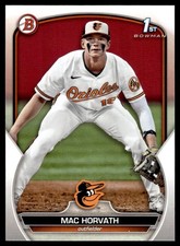 Mac Horvath 2023 Bowman Draft #BD90 Baltimore Orioles 28519 Baseball Card