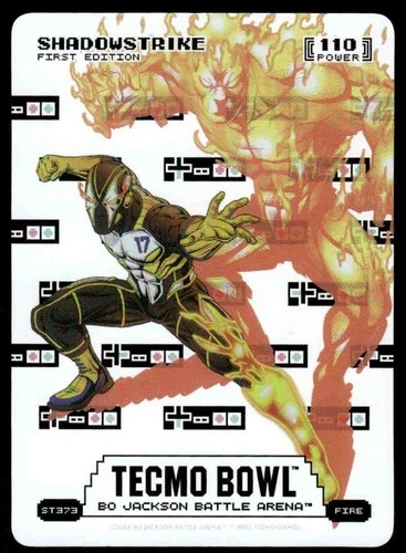 2026 Bo Jackson Battle Arena TECMO BOWL BOBA Shadowstrike Fire Sore Thumb