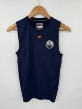 Edmonton Oilers Fanatics Authentic Pro Compression Shirt Sleeveless Men's Small