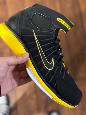 Size 9.5 - Nike Air Zoom Huarache 2K4 Black Maize 308475-003 | eBay