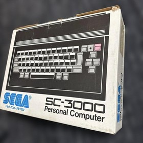 Sega SC-3000 Personal Computer Console w/ Box AC Adapter AV Cable Tested