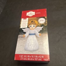 Holiday Time Angel Yard Inflatable Airblown Light Up 3.5 Ft LED Christmas NEW