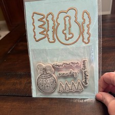New Spellbinders Stamp Die Set Designer Series Christmas