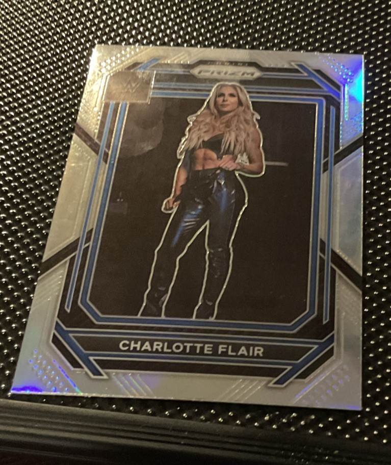 2023 Panini Prizm WWE #123 Charlotte Flair silver
