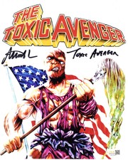 Mitch Cohen signed 8x10 Photo Toxie The Toxic Avenger JSA Authentication