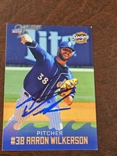 2017 Choice AARON WILKERSON Brewers In-Person Signed AUTO Autographed