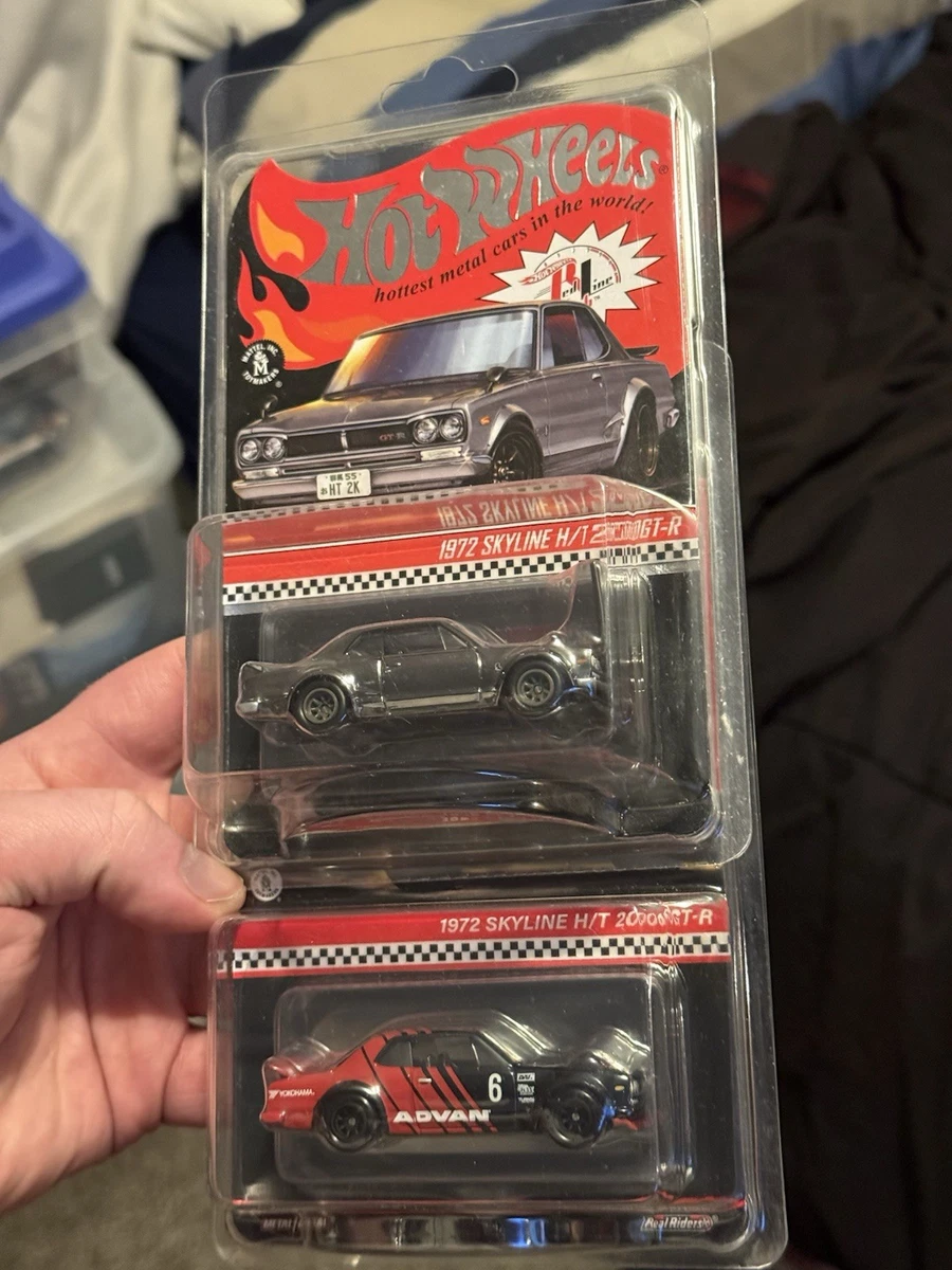 HOT WHEELS REDLINE CLUB 1972 SKYLINES H/T 2000GT-R! ADVAN & SILVER