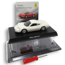 Kyosho 1/64 #0531	Ferrari Dino 246 GT White