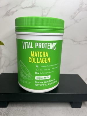 Vital Proteins Matcha Collagen Powder Original Matcha 10.5 oz Exp 10/2026