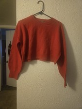 Wild Fable red cropped sweater Size XS
