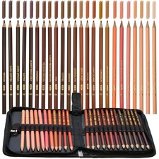 Skin Tone Colored Pencils,Oil Based Wooden Colored Pencil Set for Adults Colo...