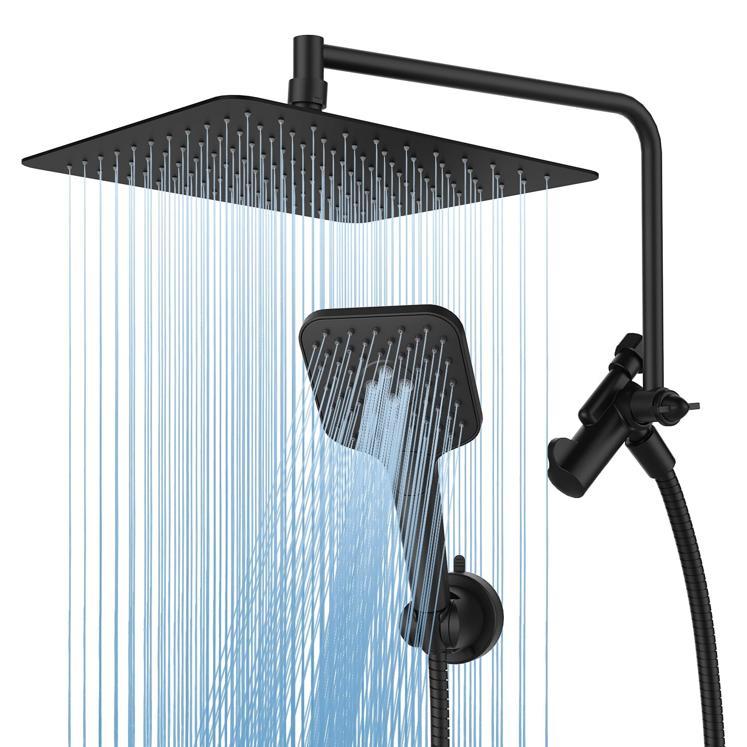 Shower Heads with Handheld Spray Combo, 10
