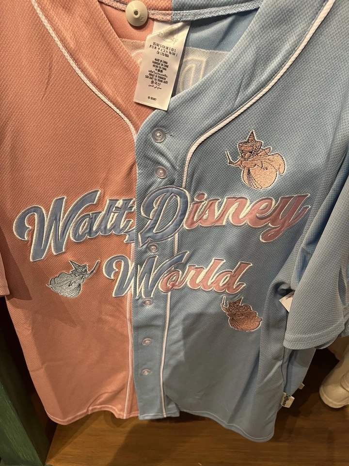 Camiseta deportiva de béisbol Aurora 2025 de la Bella Durmiente de los Parques Disney L XL 3XL NUEVA Foto 4 de 4