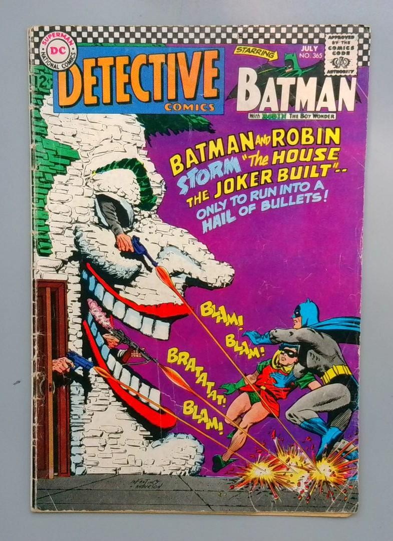 Detective Comics #365 VG+ Joker DC 1967