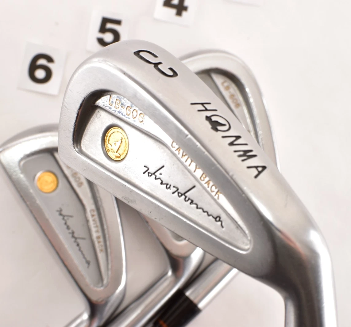 Honma LB-606 Cavity Back GP 3Star 4 Stück 3-4-5-6 RH Golfschläger Eisen Set R...