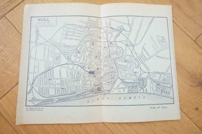 1914 Hull Great Northern Railway Map GNR
