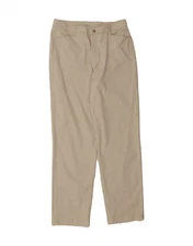 LEE Womens High Waist Straight Casual Trousers US 16 2XL W34 L34 Off White BB29