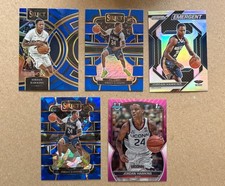 x5 JORDAN HAWKINS Color Parallel Rookie RC Lot 2023-24 Select • Prizm • Bowman