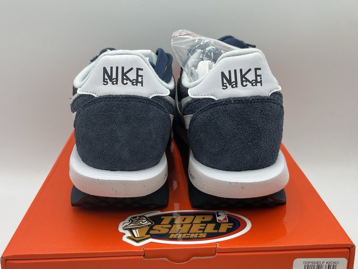DS New Nike Fragment Design Sacai LDV Waffle Blackened Blue 2021