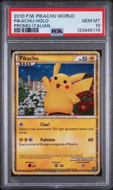 Pikachu Pokémon TCG Individual Collectible Card Game Cards in