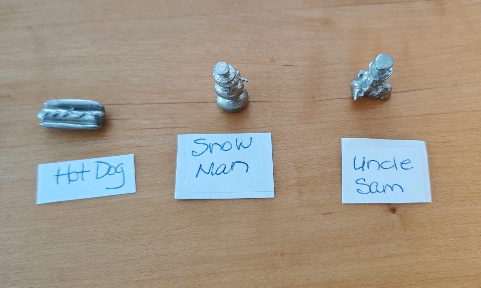 Assorted Lot of 15 Miscellaneous Metal and Plastic Game Pieces