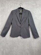J Crew Womens Blazer 2 Gray Business Casual Classic Preppy 100 Wool - Japan