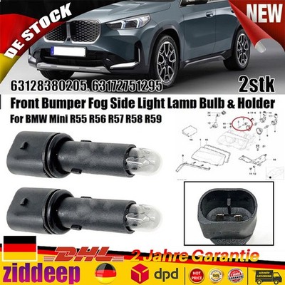 2x Vorder Lampenfassung Lampenträger-Standlicht 63128380205 Für BMW Mini 3er E46