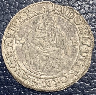 Hungary Silver Groschen 1601 Rudolf II Huszár 1049