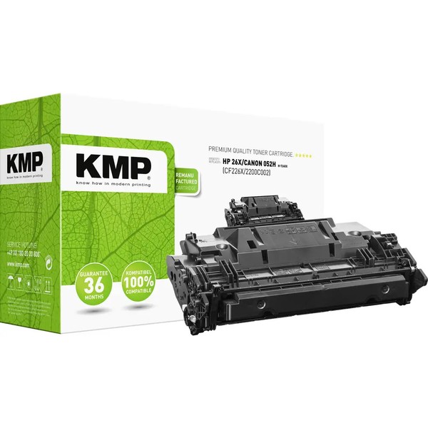 KMP Toner Ersetzt HP 26X, CF226X Kompatibel Schwarz 12000 Seiten H-T245X-image