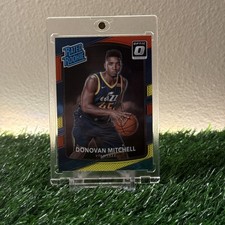 2017 Donruss Optic Red Yellow #188 Donovan Mitchell Utah Jazz RC Rookie