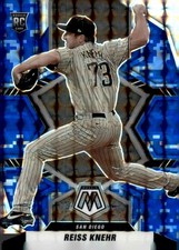 Reiss Knehr RC 2022 Panini Mosaic Blue Camo Mosaic Rookie