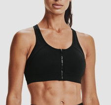 UNDER ARMOUR WOMENS REFLECT HIGH IMPACT SPORTS BRA BLACK SZ XL 1357343-001