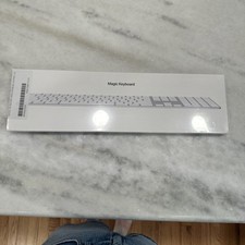 Apple Magic Keyboard with Numeric Keypad Silver MQ052LL/A Model A1843