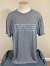 NoBull CrossFit Logo Graphic Relaxed Short Sleeve Gym T-Shirt Men s Size L