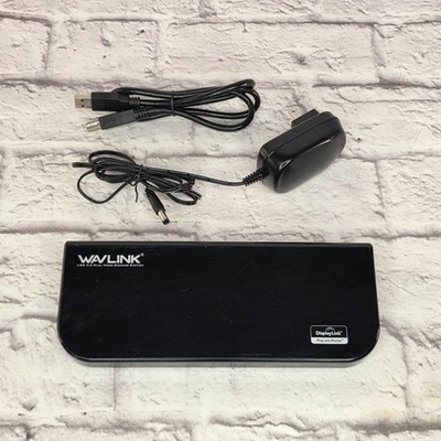 Wavlink USB 3.0 Dual Video Docking Station With HDMI/DVI/Gigabit LAN/Audio & Pow