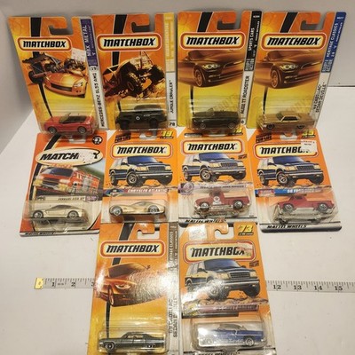 Matchbox 1:64 Lot Of 10 Cars Audi TT Cadillac Mercedes Jungle Crawler 1997-2008