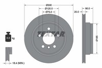 2X Bremsscheibe PRO Textar 92239703 FüR BMW F31 F30 F82 F34 F33 F83 F32 F80 3Er