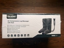 FIT KING Air compression leg massager with heat FT057A New In Box